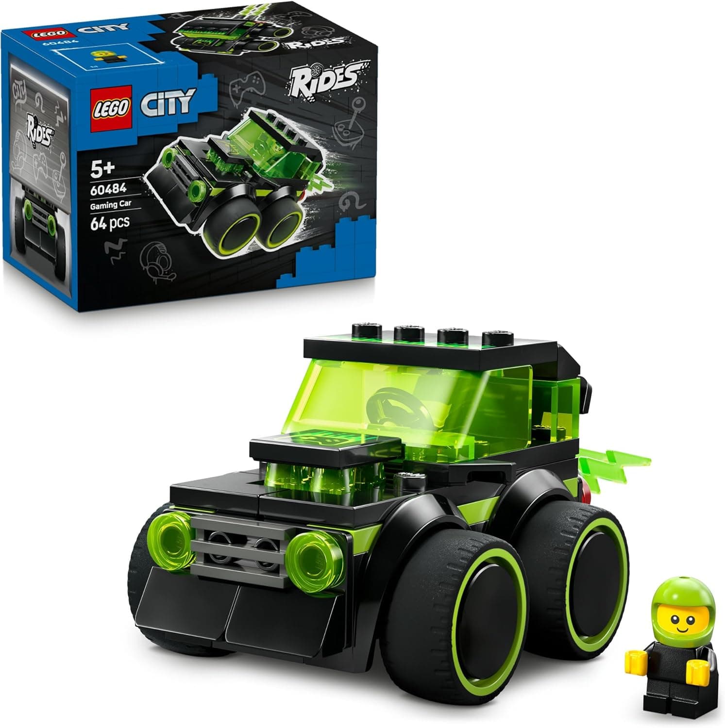 LEGO® City Rides – Gaming Race Car 60484
