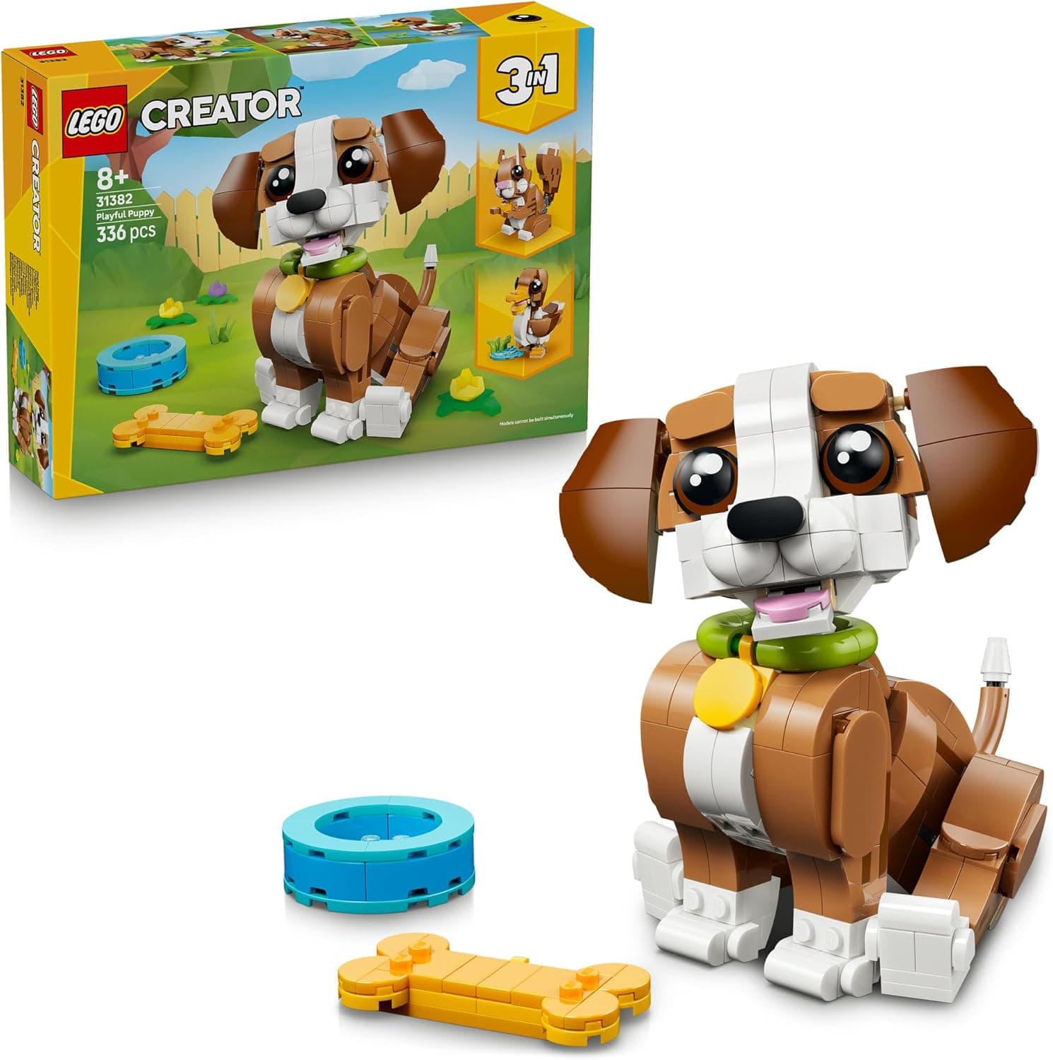 LEGO® Creator 3 in 1 Cute Animals: Playful Puppy Dog 31382