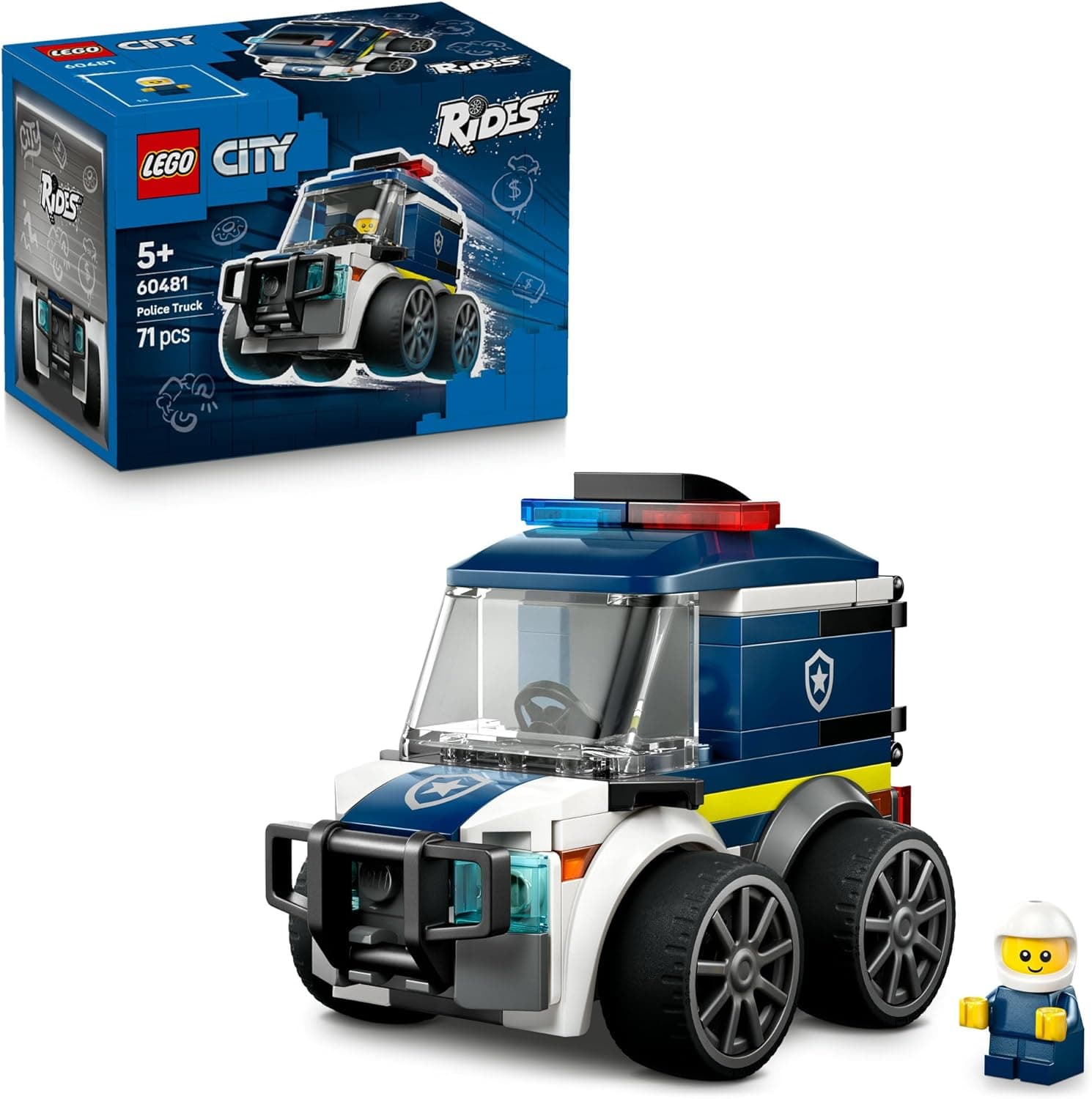 LEGO® City Rides – Police Truck 60481