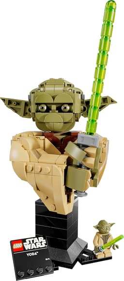 LEGO® Star Wars: Attack of the Clones™ Yoda™ Bust with Lightsaber™ 75438