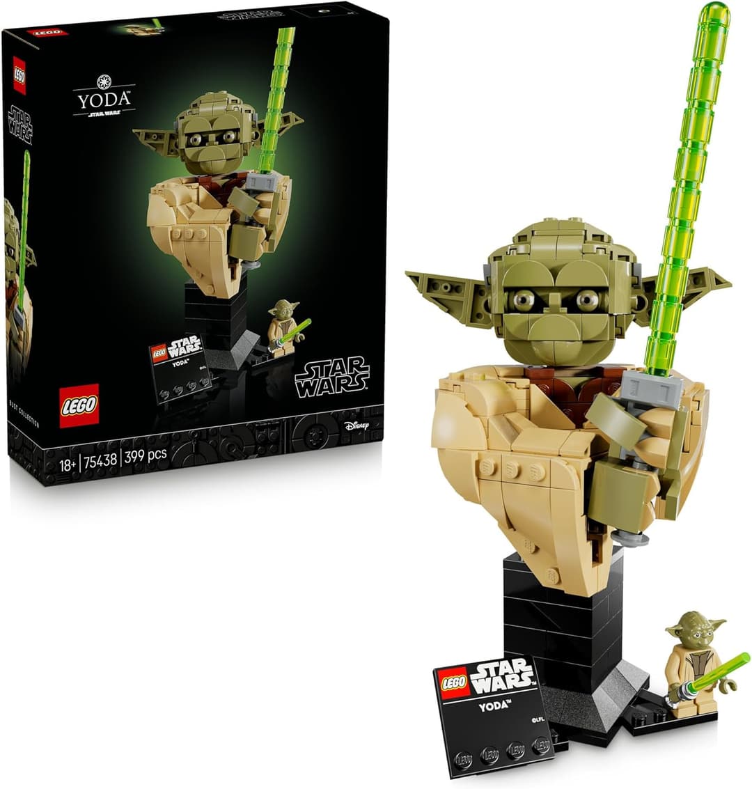 LEGO® Star Wars: Attack of the Clones™ Yoda™ Bust with Lightsaber™ 75438