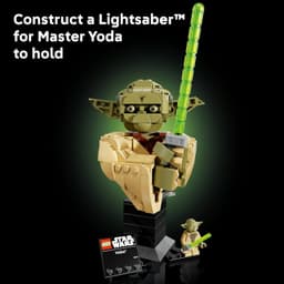 LEGO® Star Wars: Attack of the Clones™ Yoda™ Bust with Lightsaber™ 75438
