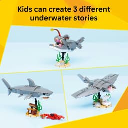 LEGO® Creator 3 in 1 Fierce Shark with a Treasure Chest 31381
