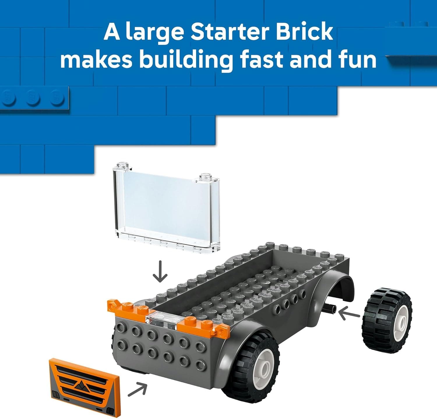 LEGO® City Motorcycle Transporter 60491