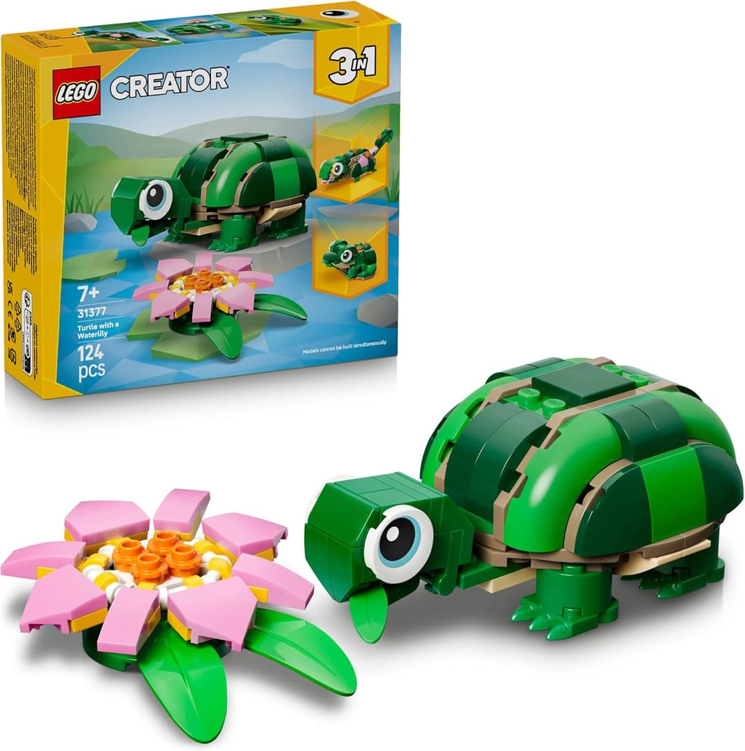 LEGO® Creator 3 in 1 Turtle with a Water Lily Flower 31377