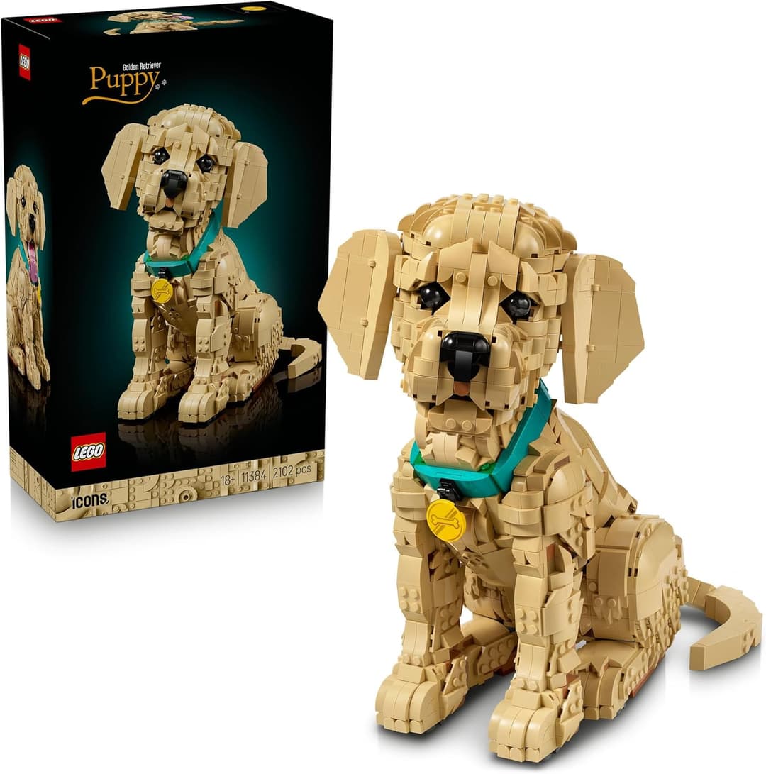 LEGO® Icons Golden Retriever Puppy 11384