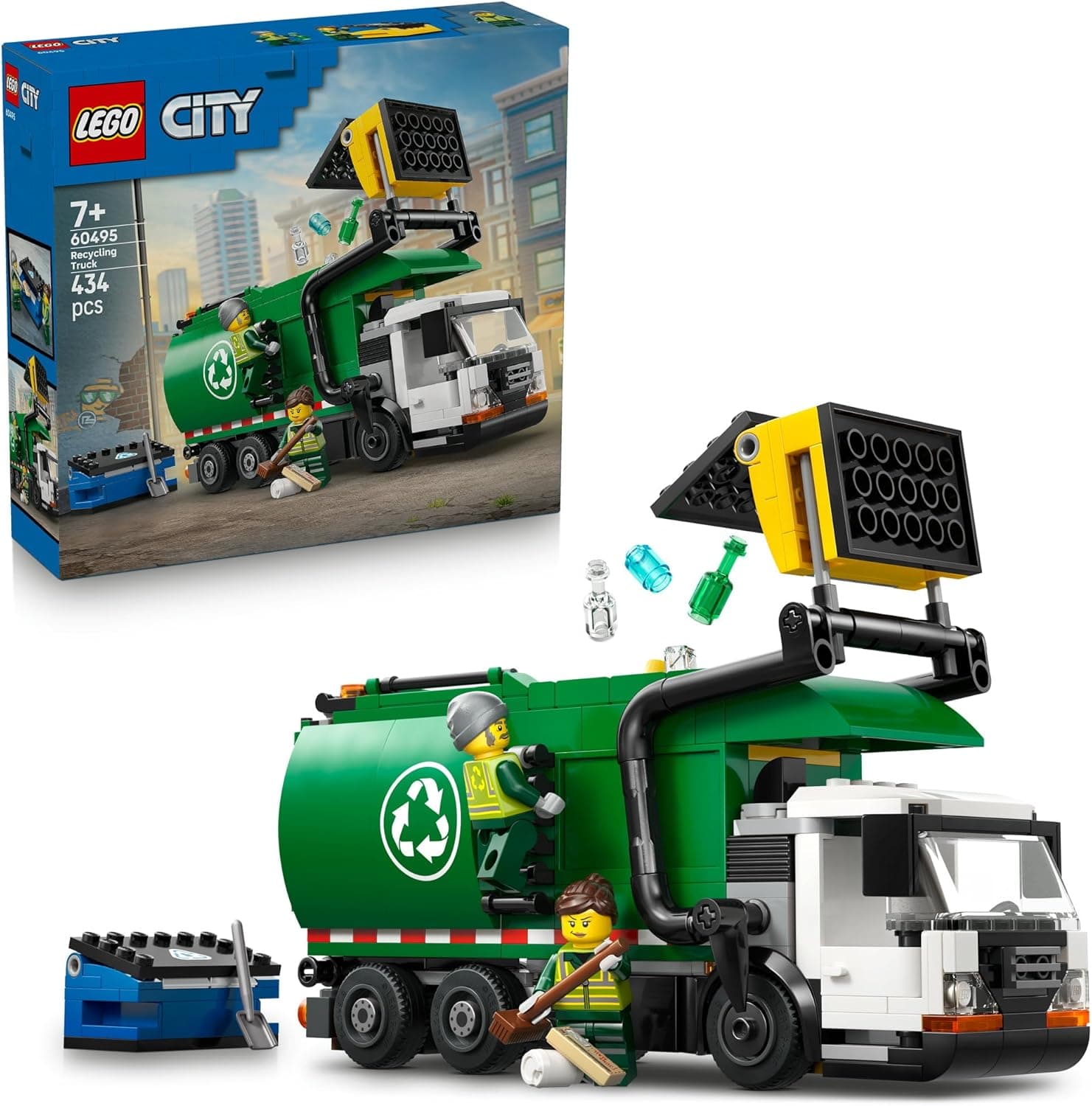 LEGO® City Recycling Truck – Kids’ Toy Truck 60495