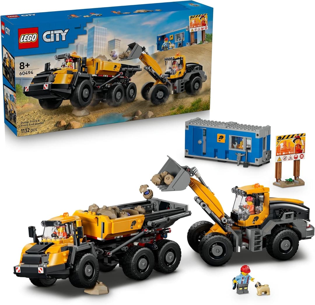 LEGO® City Dump Truck & Front End Loader 60494