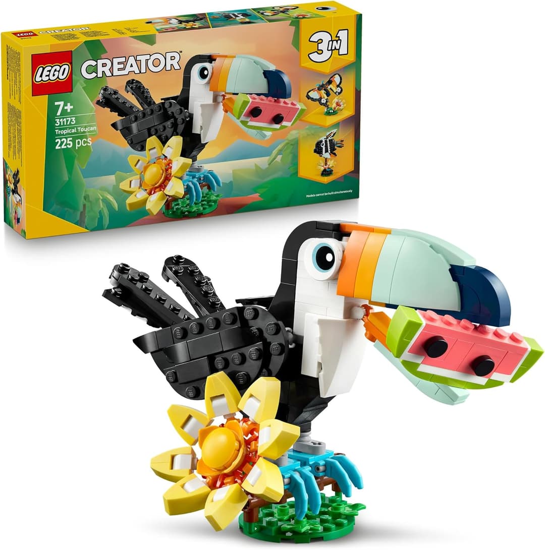 LEGO® Creator 3in1 Wild Animals: Tropical Toucan Figure 31173
