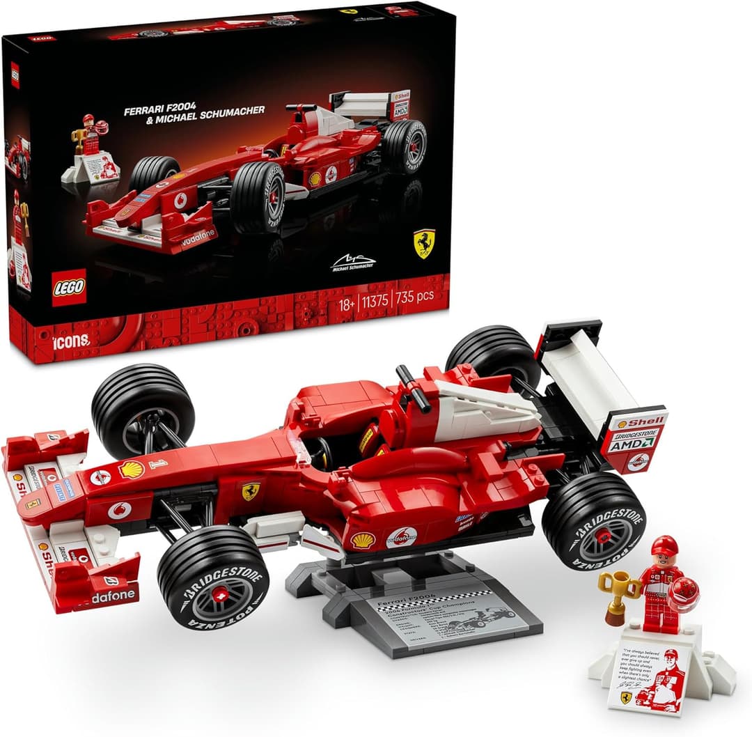 LEGO® Icons Ferrari F2004 & Michael Schumacher 11375