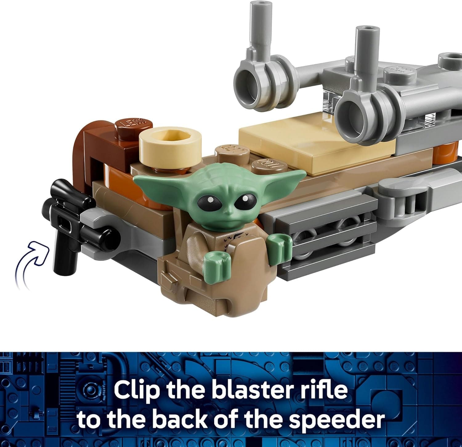LEGO® Star Wars™ The Mandalorian & Grogu’s Speeder Bike™ 75436