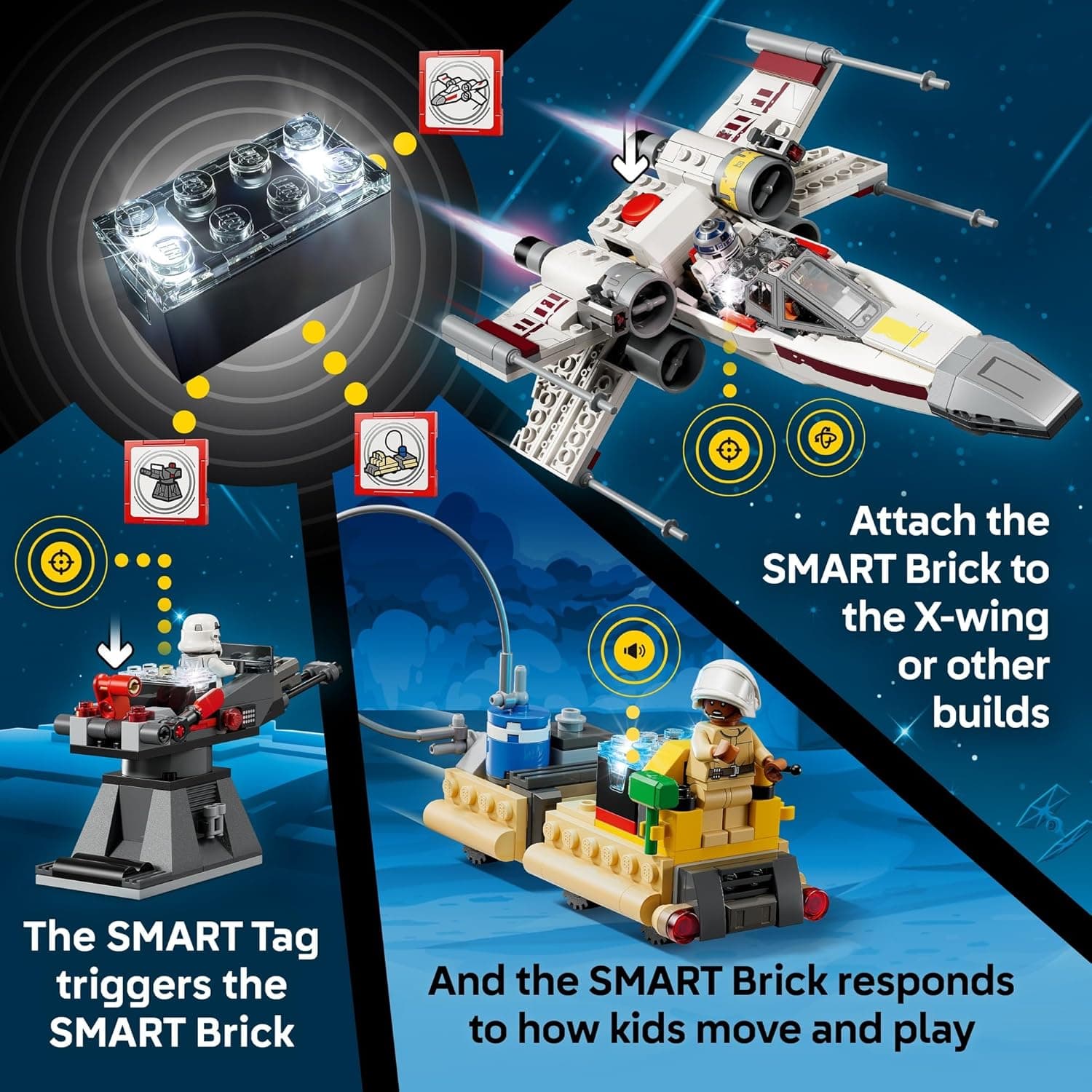 LEGO® Star Wars™ SMART Play™: Luke’s Red Five X-Wing™ 75423