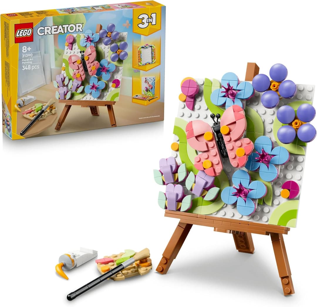 LEGO® Creator 3 in 1 Floral Art Decor Painting 31390