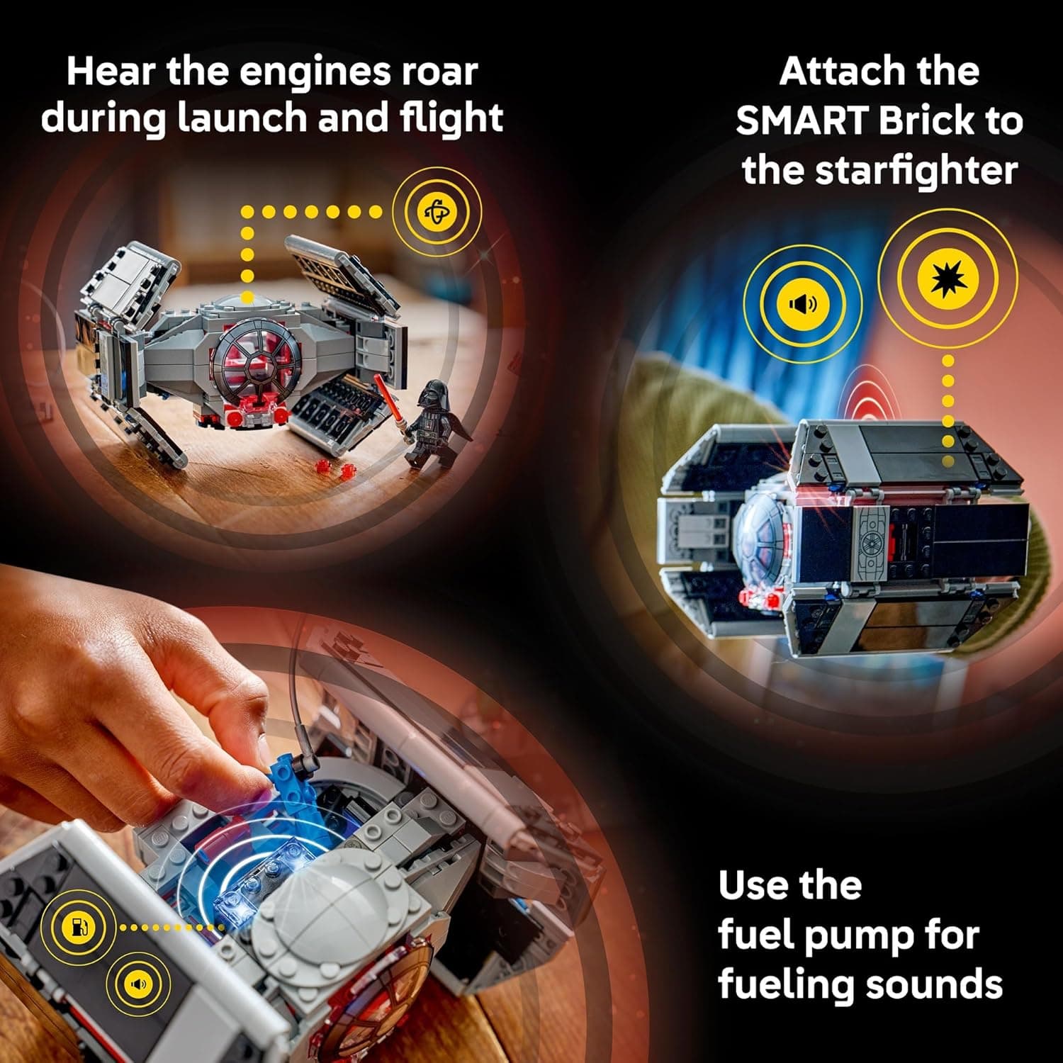 LEGO® Star Wars™ SMART Play™: Darth Vader’s TIE Fighter™ 75421