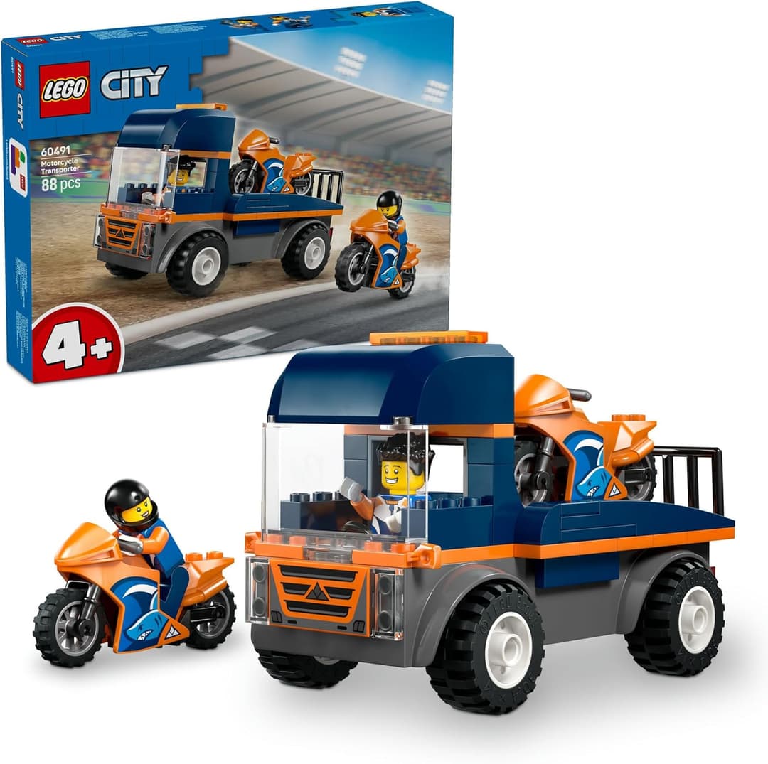 LEGO® City Motorcycle Transporter 60491
