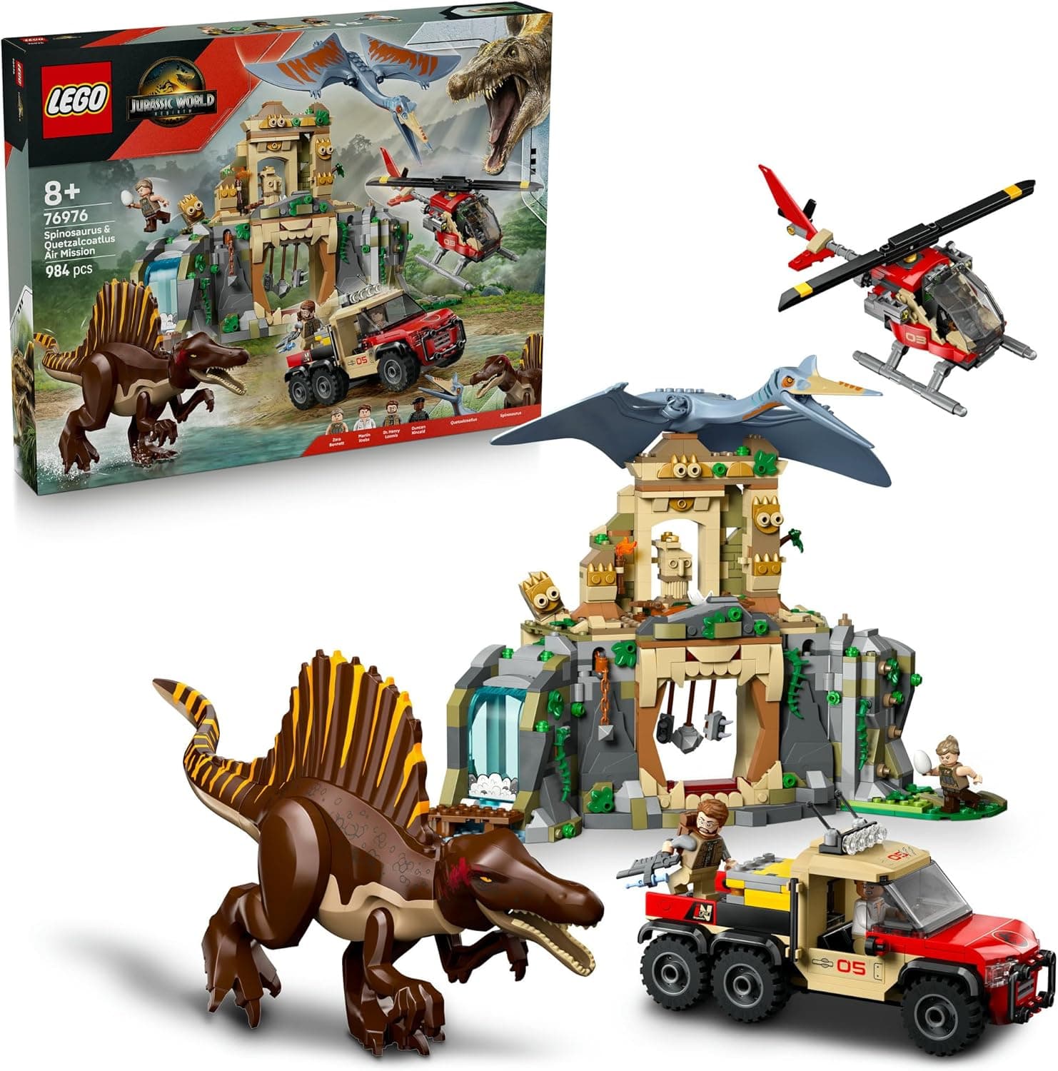 LEGO® Jurassic World Spinosaurus & Quetzalcoatlus Air Mission 76976 B0DNZSQPP6