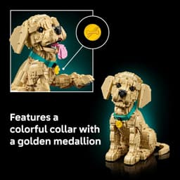 LEGO® Icons Golden Retriever Puppy 11384
