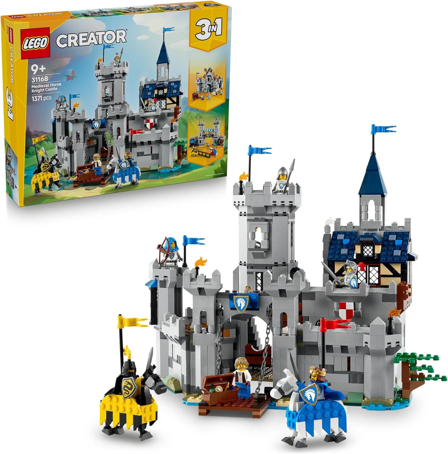 LEGO® Creator 3in1 Medieval Horse Knight Castler 31168