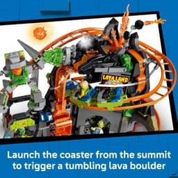 LEGO® City Lava Land Roller Coaster Park 60501