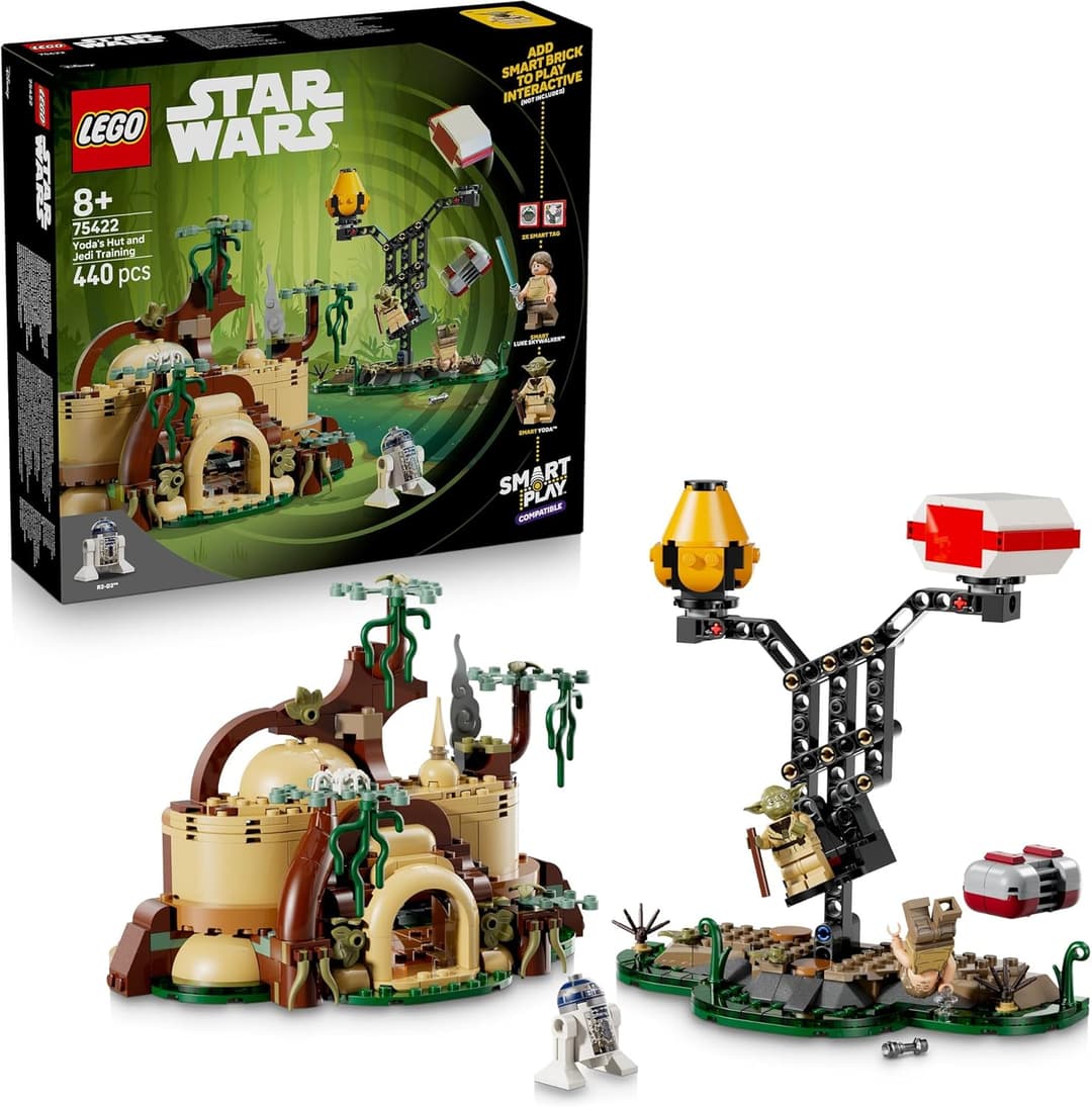 LEGO® Star Wars™ SMART Play™: Yoda’s Hut and Jedi Training 75422