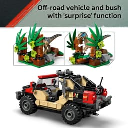 LEGO® Jurassic World Raptor Off-Road Escape 76972 Velociraptor Toy Dinosaur B0DNZS14DR