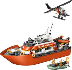 LEGO® City Coast Guard Rescue Boat & Helicopter 60504