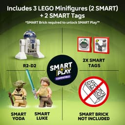 LEGO® Star Wars™ SMART Play™: Yoda’s Hut and Jedi Training 75422
