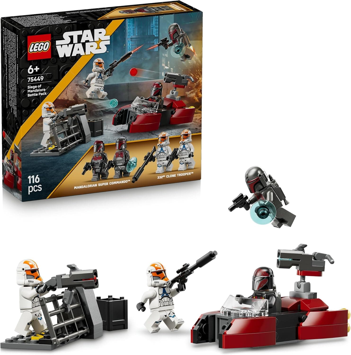 LEGO® Star Wars: The Clone Wars™ Siege of Mandalore Battle Pack 75449
