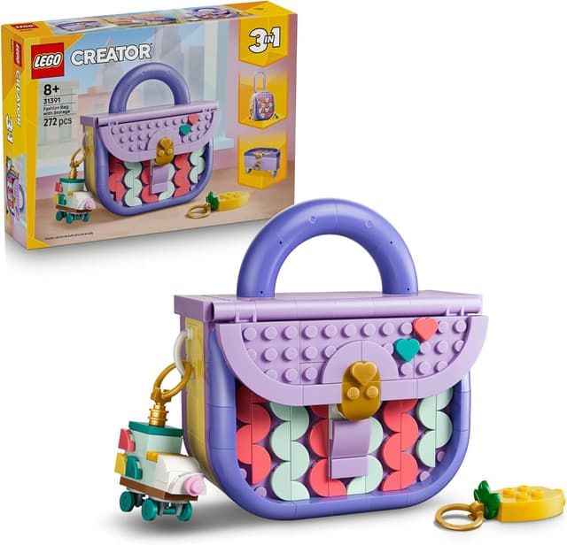 LEGO® Creator 3 in 1 Art Fashion Bag with Storage 31391