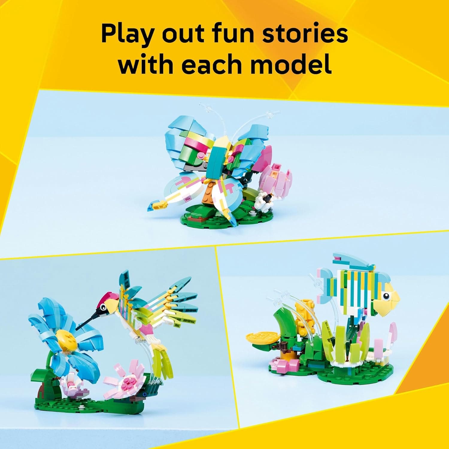 LEGO® Creator 3 in 1 Wild Animals: Colourful Hummingbird 31384