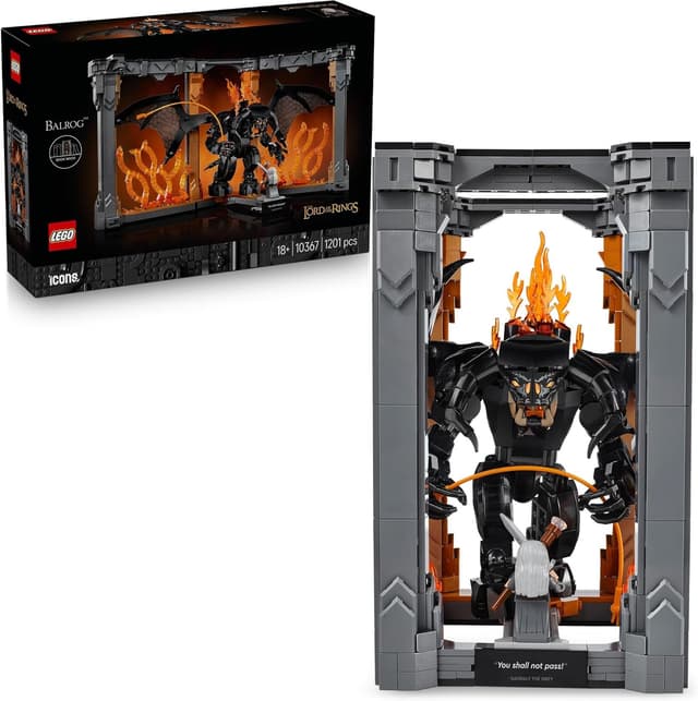 LEGO® Icons The Lord of the Rings: Balrog™ Book Nook 10367