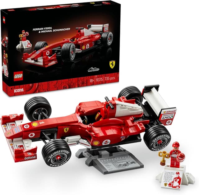 LEGO® Icons Ferrari F2004 & Michael Schumacher 11375