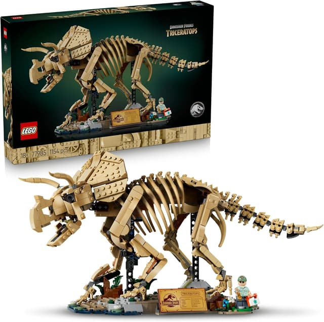 LEGO® Jurassic World Dinosaur Fossils: Triceratops 77985 B0FPXJL3QZ