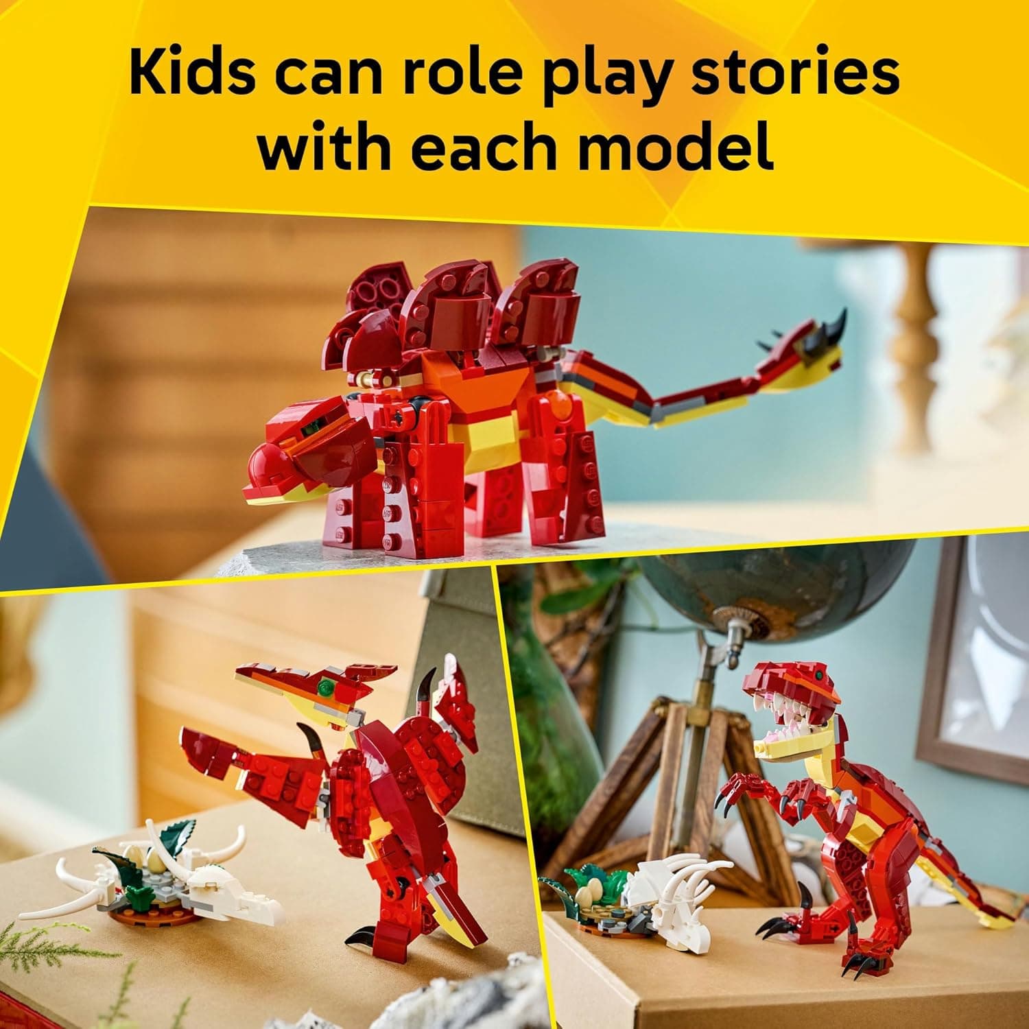 LEGO® Creator 3 in 1 Fierce Dinosaur 31379