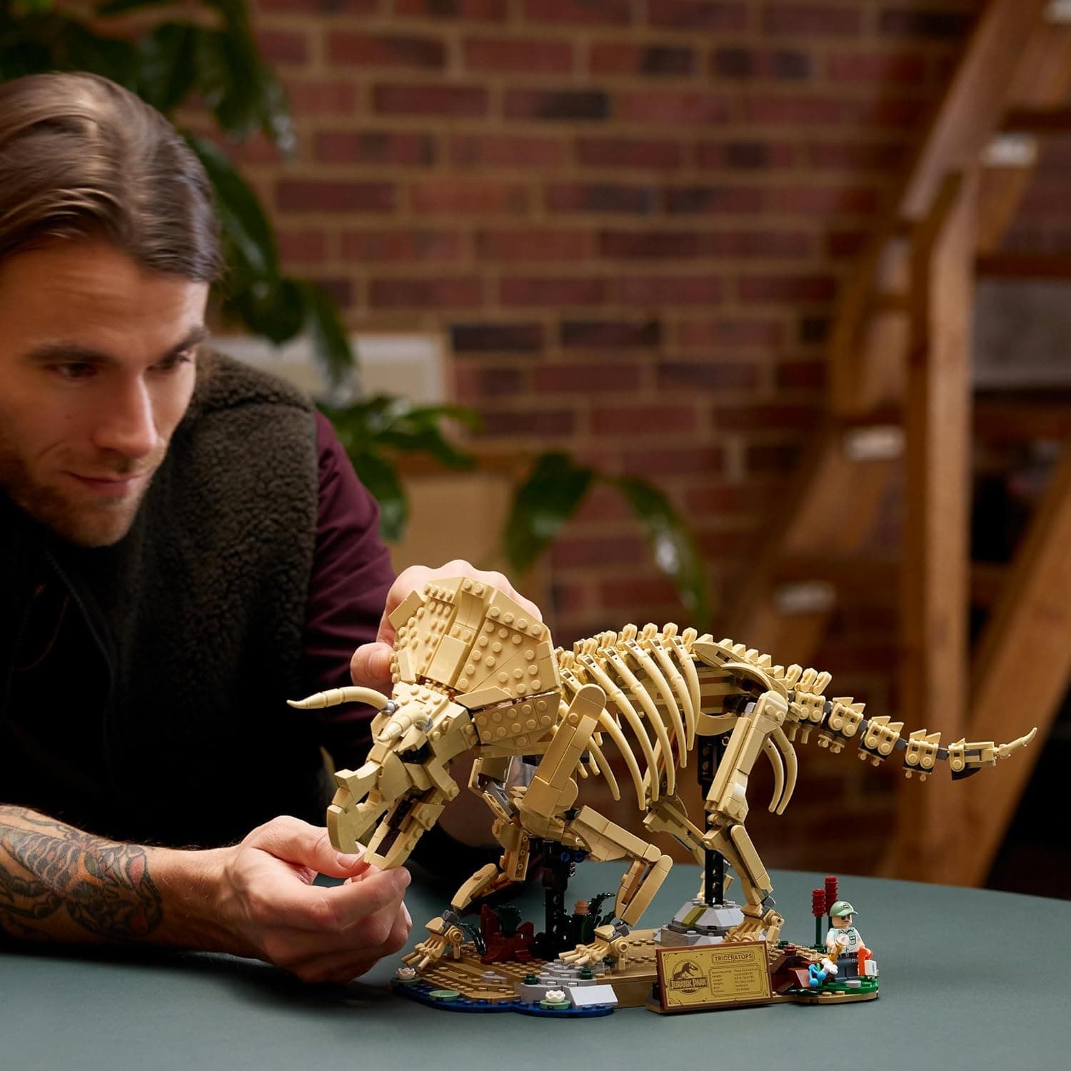 LEGO® Jurassic World Dinosaur Fossils: Triceratops 77985 B0FPXJL3QZ