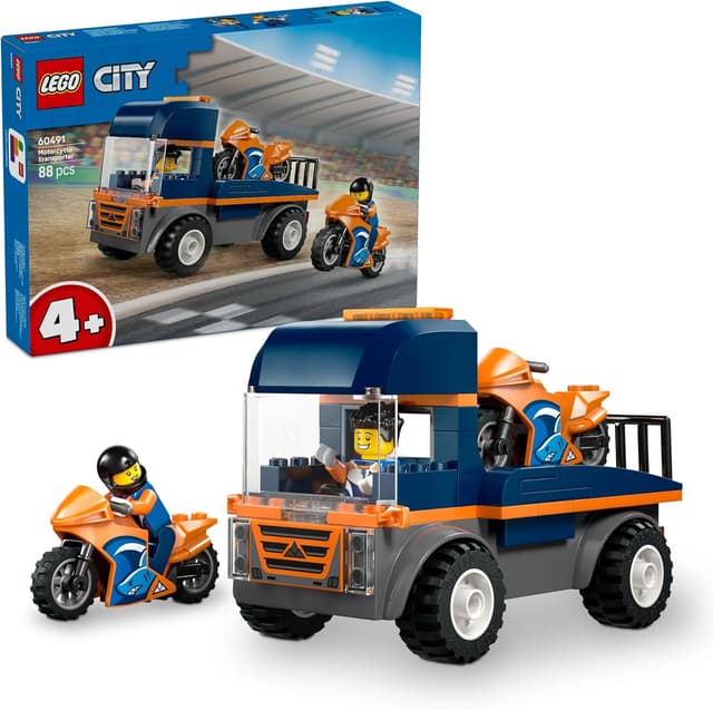 LEGO® City Motorcycle Transporter 60491
