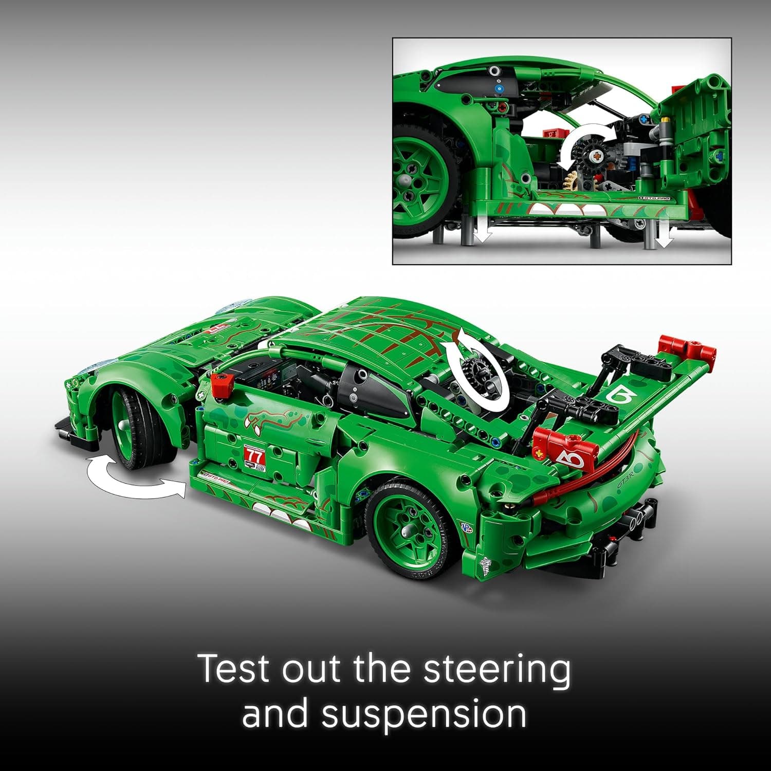 LEGO® Technic Porsche 911 GT3 R Rexy AO Racing Car 42224