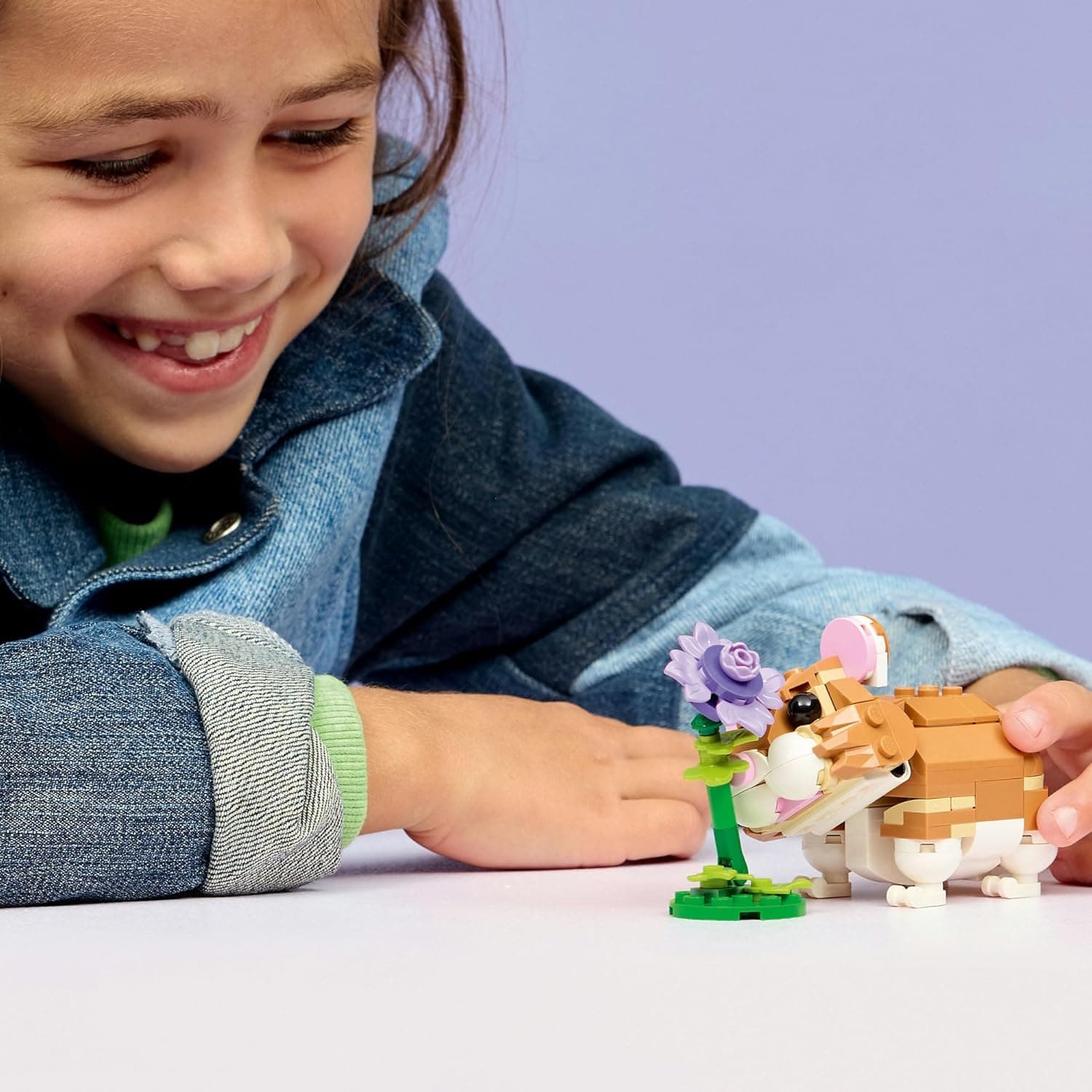 LEGO® Creator 3 in 1 Cute Hamster with a Flower 31376