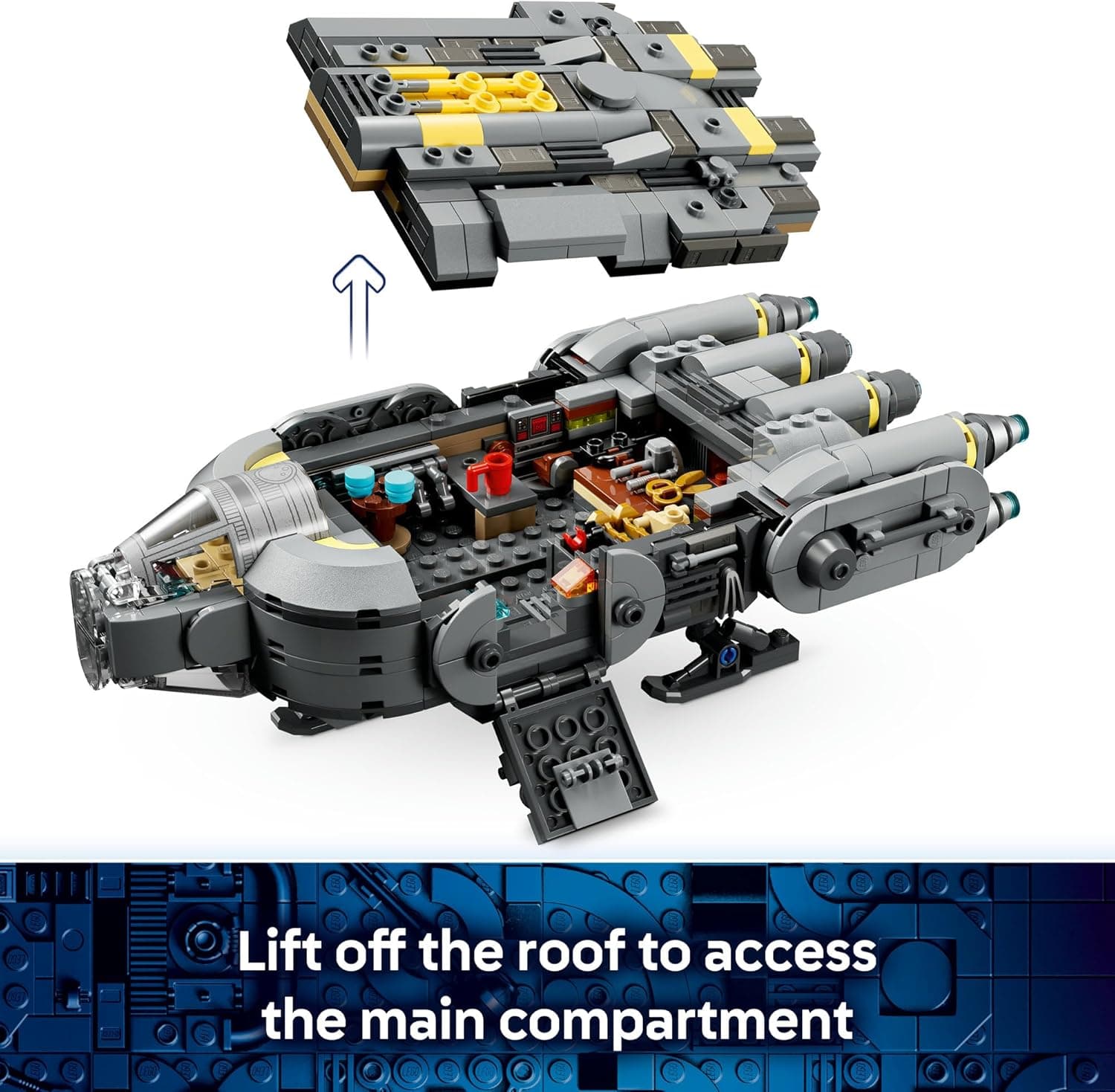 LEGO® Star Wars: The Mandalorian and Grogu™ Anzellan Starship 75445